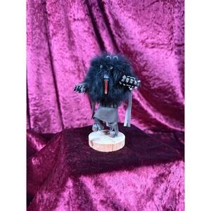 Vintage Home Decor - Native American Kachina Doll Statue - Bear Spirit - 5" Tall